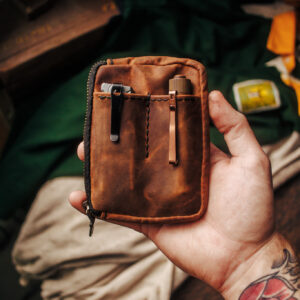 The Leather Pouch Carrier