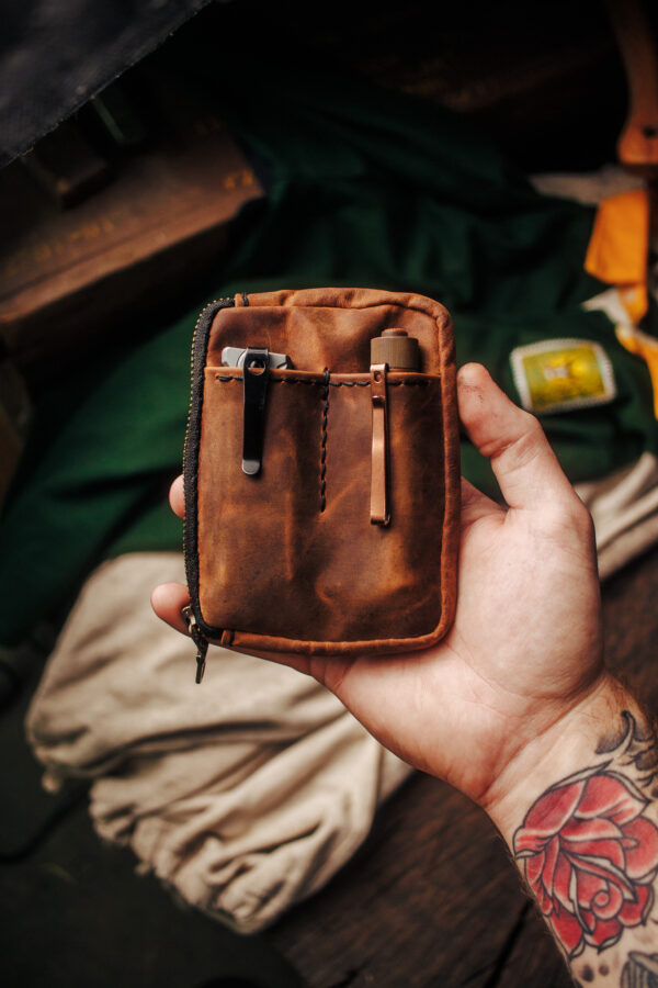 The Leather Pouch Carrier