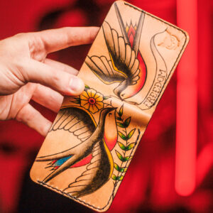 Bifold With American Traditional Art (Ready-to-Ship)